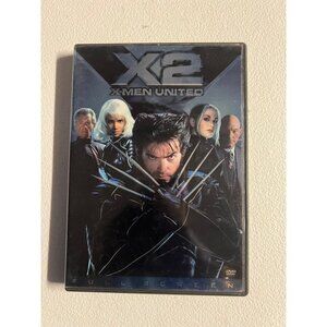 X2: X-Men United 2003 DVD Fullscreen Edition Sci-Fi Movie Pre-Owned